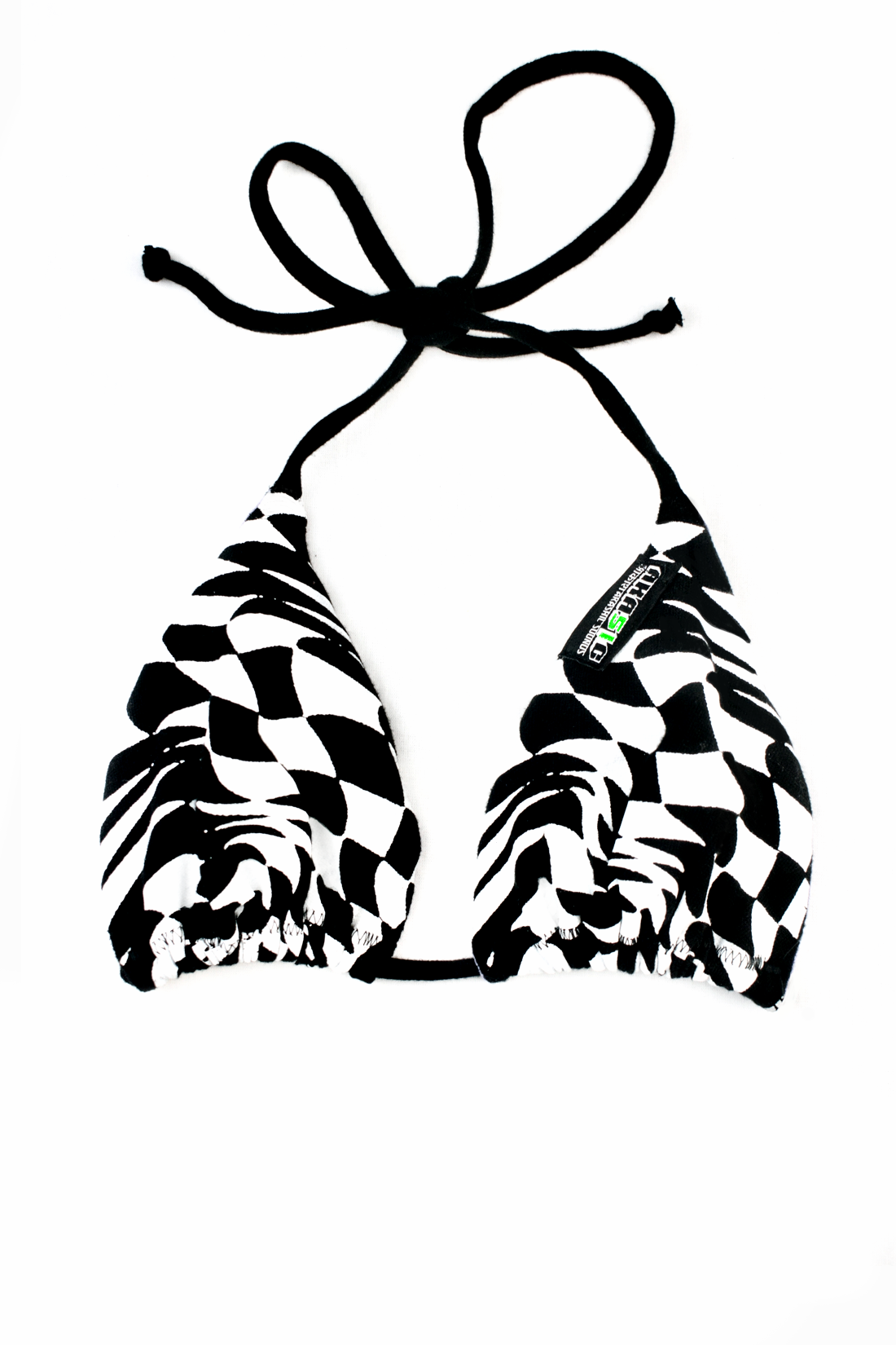 CHECKERED BRA TOP