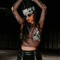Metal Band Font Bra