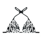 Metal Band Font Bra