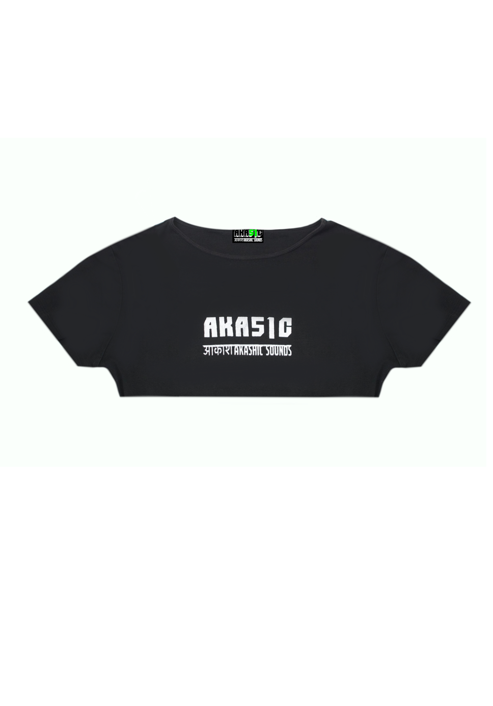 AKA51C Black Crop Top