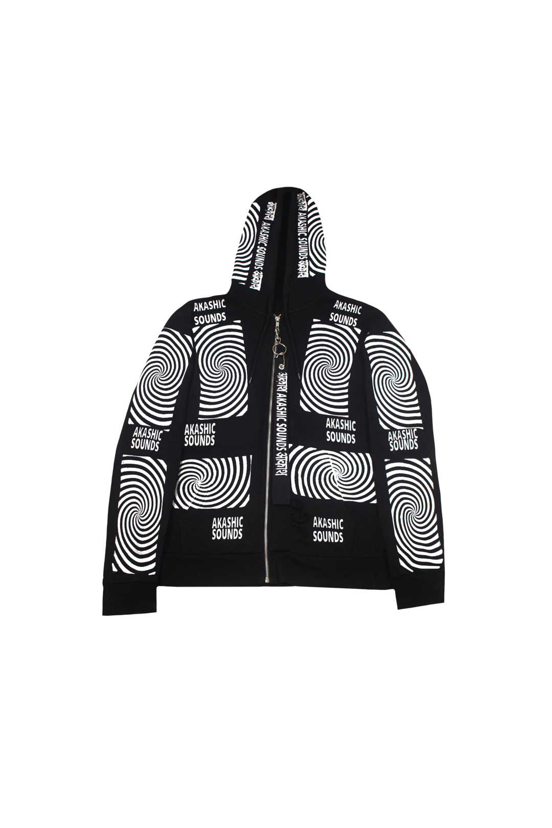 Spiral Zip-Up Hoodie