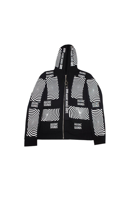 Spiral Zip-Up Hoodie