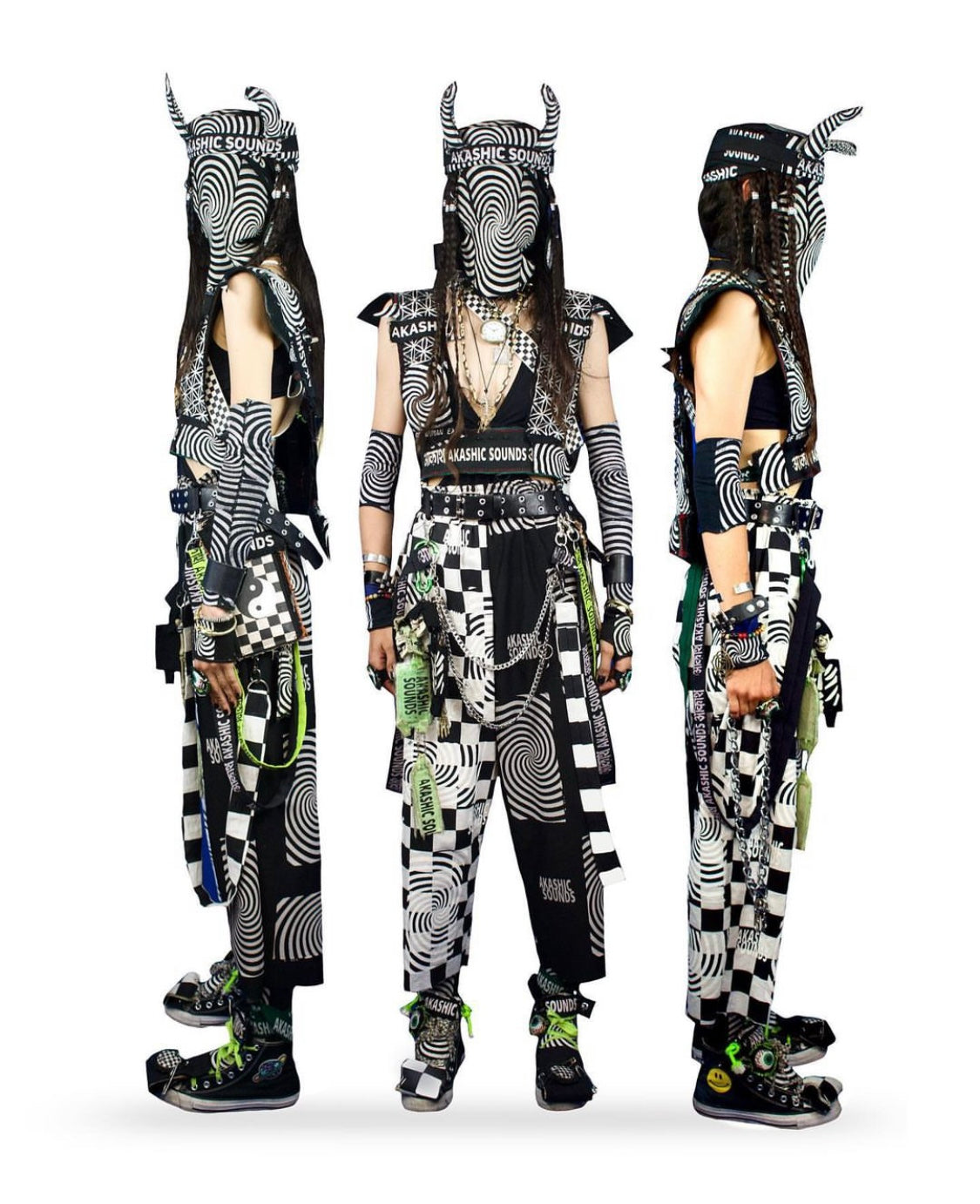 Checkered / Spiral Dimensions Pants
