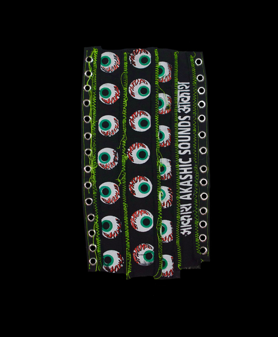 Eyeball Patchwork Leg Warmer