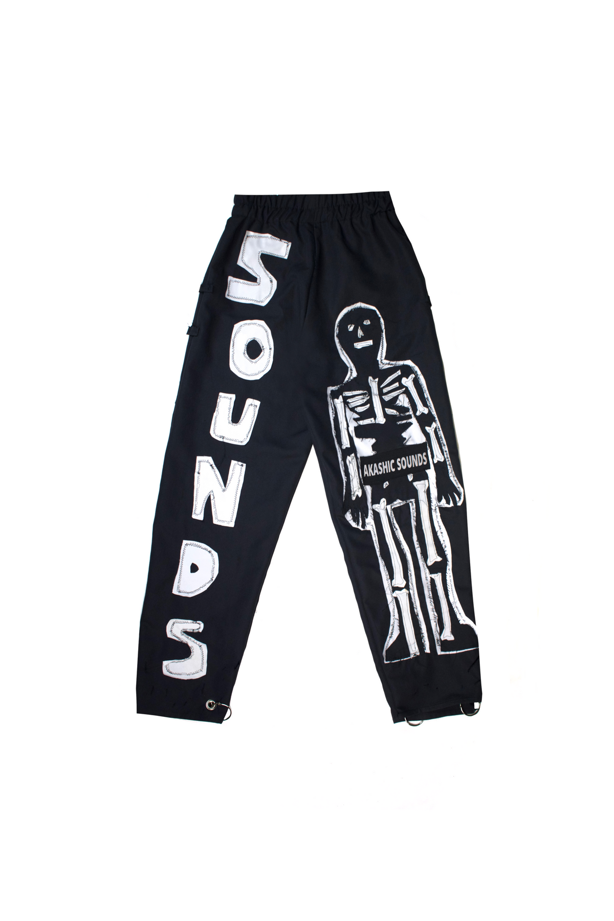 Patchwork Skeleton Pants