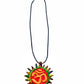 Om Shakti Pendant (Orange)