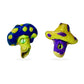 Yellow Cap Mushroom Bead