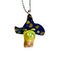 Blue Cap Mushroom Necklace