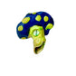 Blue Cap Mushroom Bead
